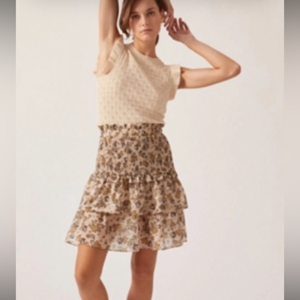 Anthropologie NWT size XXS cute floral sleeveless dress